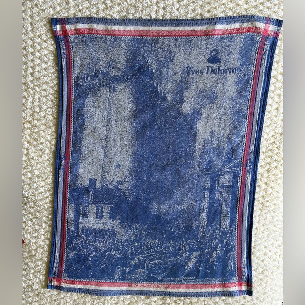 Yves Delorme French Bastille Day July 2007 Tea Towel